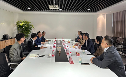 安徽大學(xué)副校長(zhǎng)吳立建一行蒞臨材華科技開(kāi)展專(zhuān)題調(diào)研交流